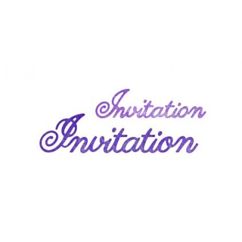 Щанца за рязане Покана - Cheery Lynn Designs Dies - Invitation (Set of 2)